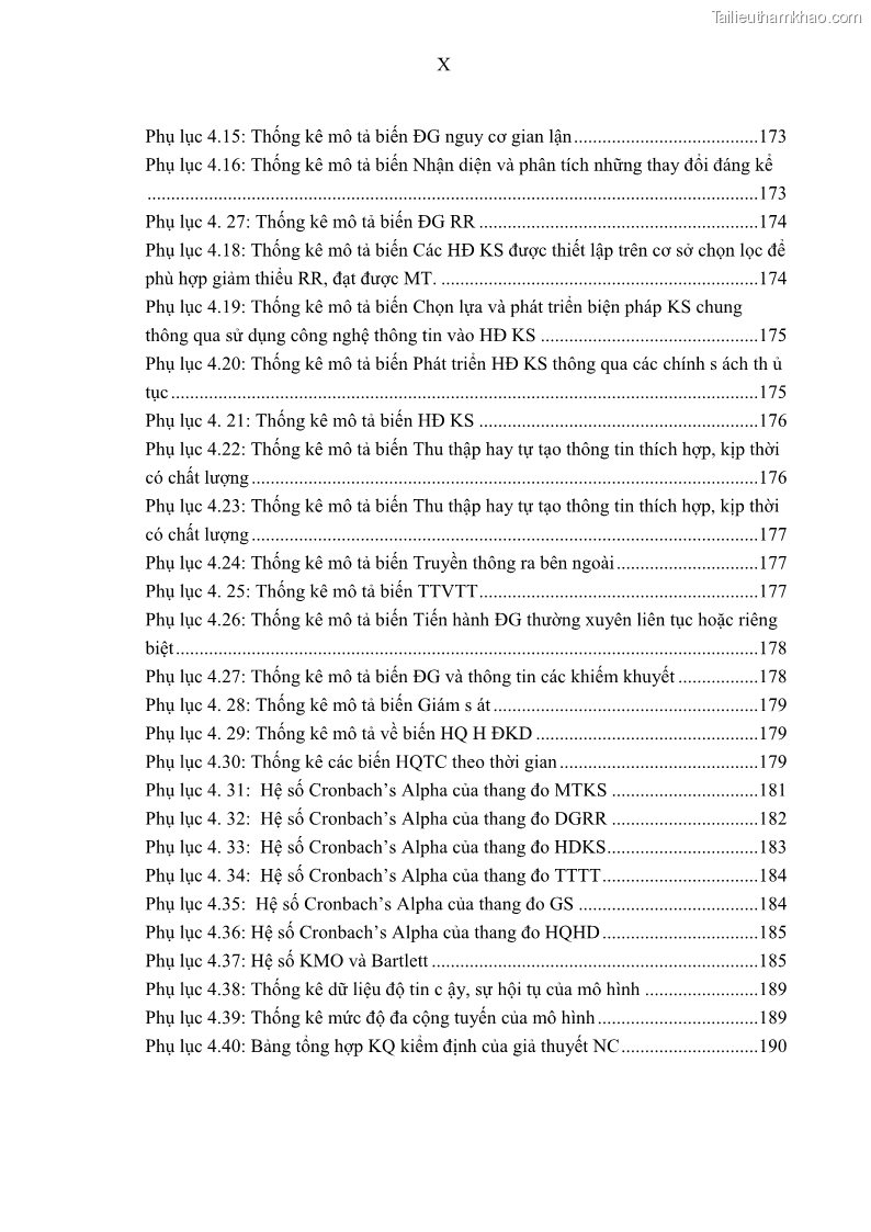 Luận án tiến sĩ kế toán Tác động của kiểm soát nội bộ đến hiệu quả hoạt động kinh doanh của các Doanh nghiệp phi tổ chức niêm yết trên Thị trường chứng khoán Việt Nam - 1 Trang 12