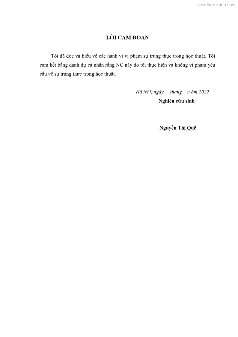 Luận án tiến sĩ kế toán Tác động của kiểm soát nội bộ đến hiệu quả hoạt động kinh doanh của các Doanh nghiệp phi tổ chức niêm yết trên Thị trường chứng khoán Việt Nam - 1 Trang 3