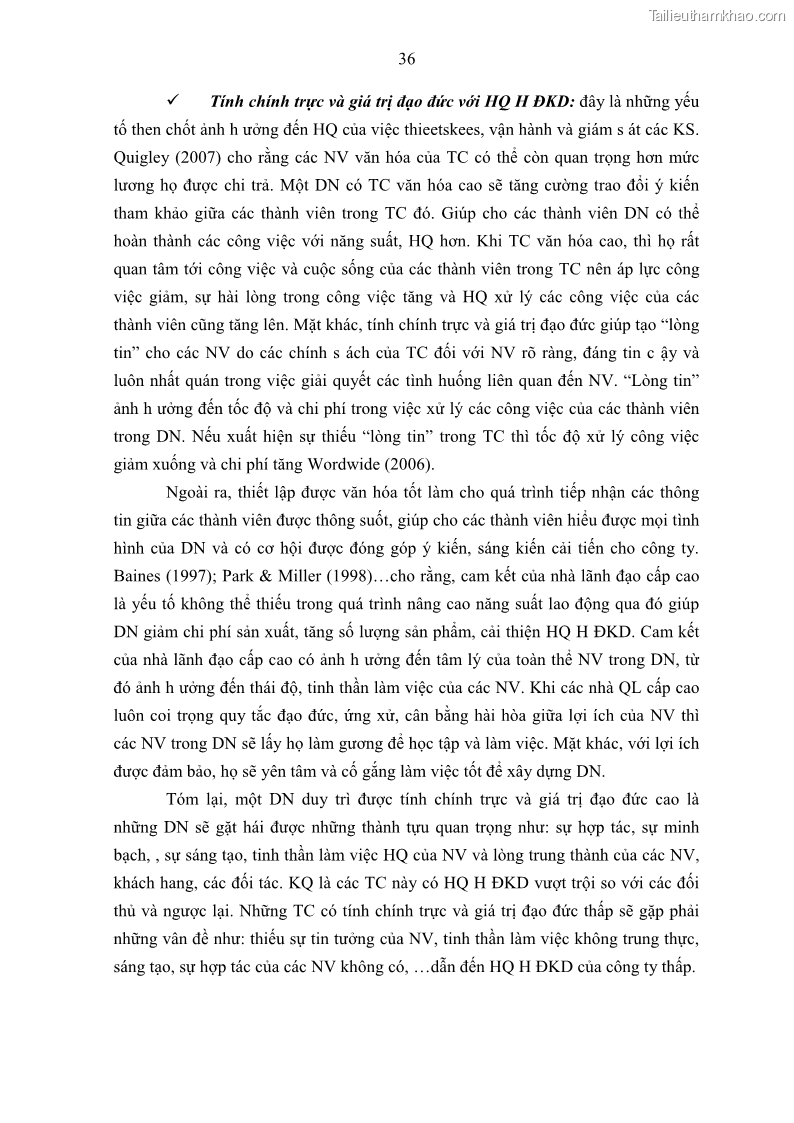 Luận án tiến sĩ kế toán Tác động của kiểm soát nội bộ đến hiệu quả hoạt động kinh doanh của các Doanh nghiệp phi tổ chức niêm yết trên Thị trường chứng khoán Việt Nam - 5 Trang 49