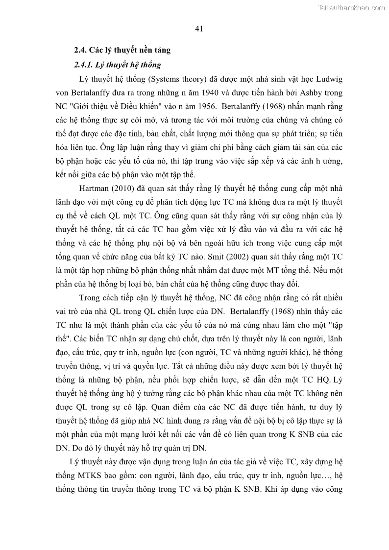Luận án tiến sĩ kế toán Tác động của kiểm soát nội bộ đến hiệu quả hoạt động kinh doanh của các Doanh nghiệp phi tổ chức niêm yết trên Thị trường chứng khoán Việt Nam - 5 Trang 54