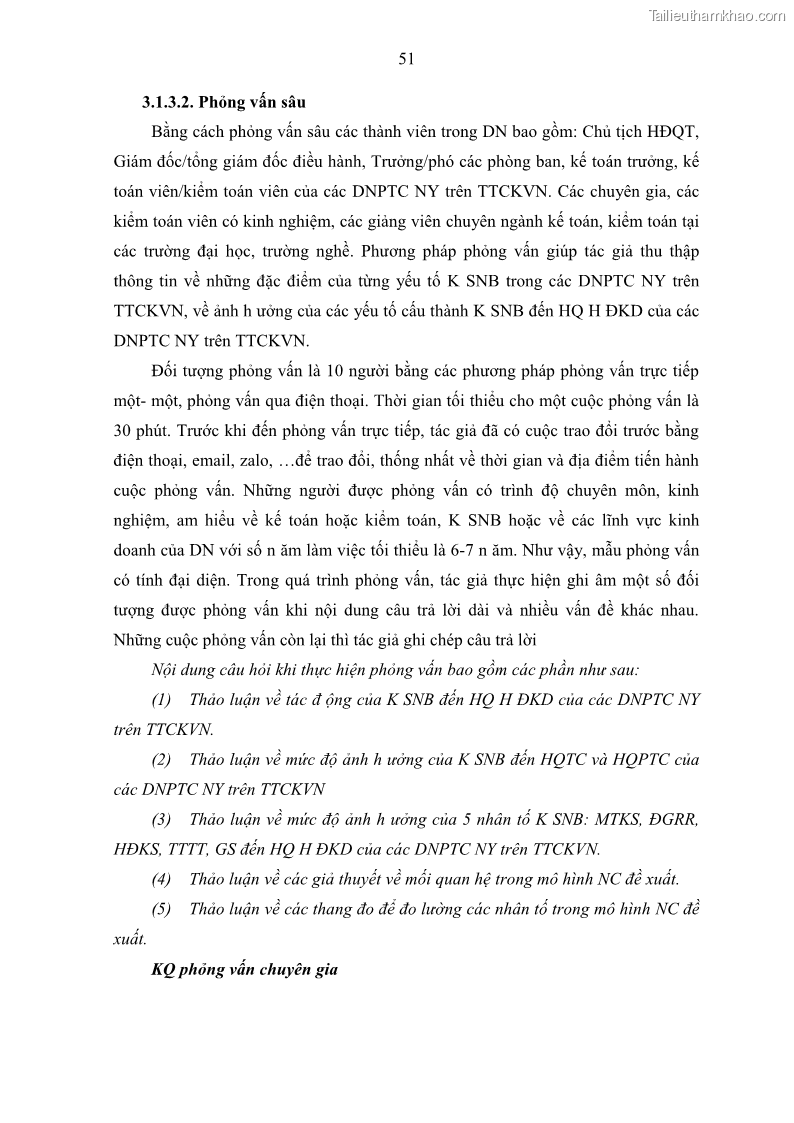Luận án tiến sĩ kế toán Tác động của kiểm soát nội bộ đến hiệu quả hoạt động kinh doanh của các Doanh nghiệp phi tổ chức niêm yết trên Thị trường chứng khoán Việt Nam - 6 Trang 64