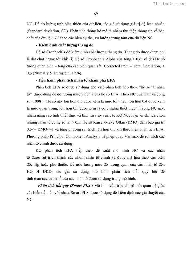 Luận án tiến sĩ kế toán Tác động của kiểm soát nội bộ đến hiệu quả hoạt động kinh doanh của các Doanh nghiệp phi tổ chức niêm yết trên Thị trường chứng khoán Việt Nam - 7 Trang 82
