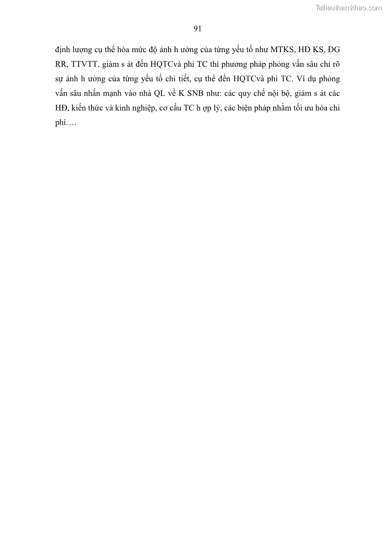 Luận án tiến sĩ kế toán Tác động của kiểm soát nội bộ đến hiệu quả hoạt động kinh doanh của các Doanh nghiệp phi tổ chức niêm yết trên Thị trường chứng khoán Việt Nam - 9 Trang 104