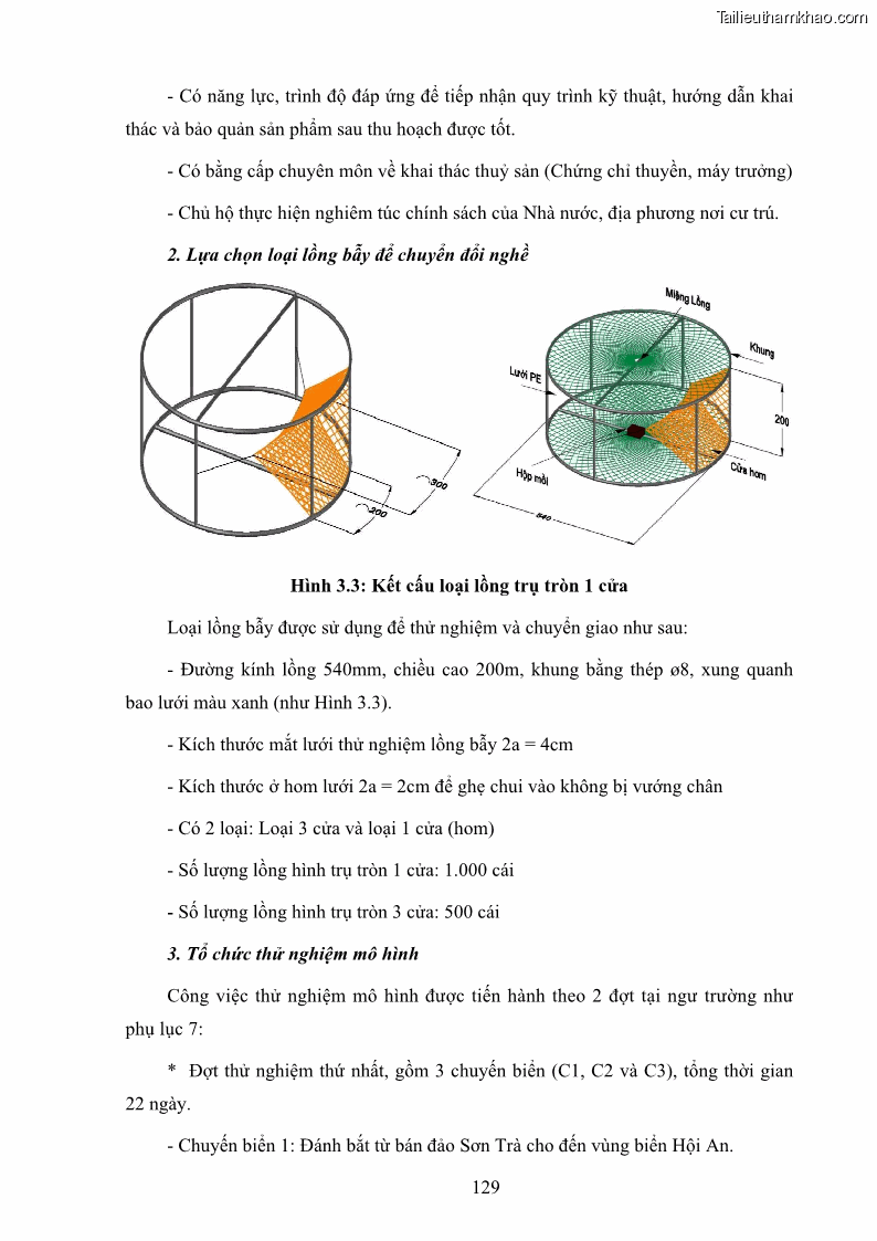 Luận án tiến sĩ khai thác thủy sản Nâng cao hiệu quả khai thác và bảo vệ nguồn lợi thủy sản tại vùng biển ven bờ tỉnh Quảng Nam - 13 Trang 145