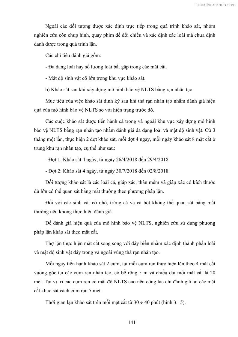 Luận án tiến sĩ khai thác thủy sản Nâng cao hiệu quả khai thác và bảo vệ nguồn lợi thủy sản tại vùng biển ven bờ tỉnh Quảng Nam - 14 Trang 157