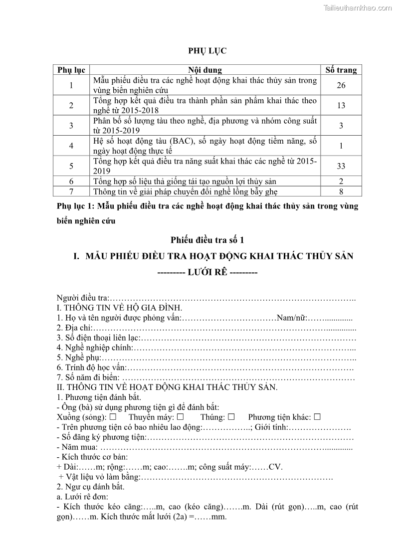 Luận án tiến sĩ khai thác thủy sản Nâng cao hiệu quả khai thác và bảo vệ nguồn lợi thủy sản tại vùng biển ven bờ tỉnh Quảng Nam - 15 Trang 174