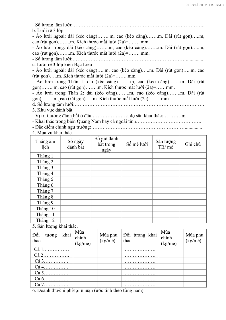 Luận án tiến sĩ khai thác thủy sản Nâng cao hiệu quả khai thác và bảo vệ nguồn lợi thủy sản tại vùng biển ven bờ tỉnh Quảng Nam - 15 Trang 175