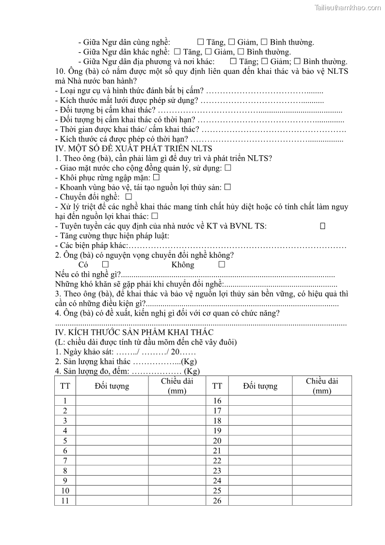 Luận án tiến sĩ khai thác thủy sản Nâng cao hiệu quả khai thác và bảo vệ nguồn lợi thủy sản tại vùng biển ven bờ tỉnh Quảng Nam - 16 Trang 192