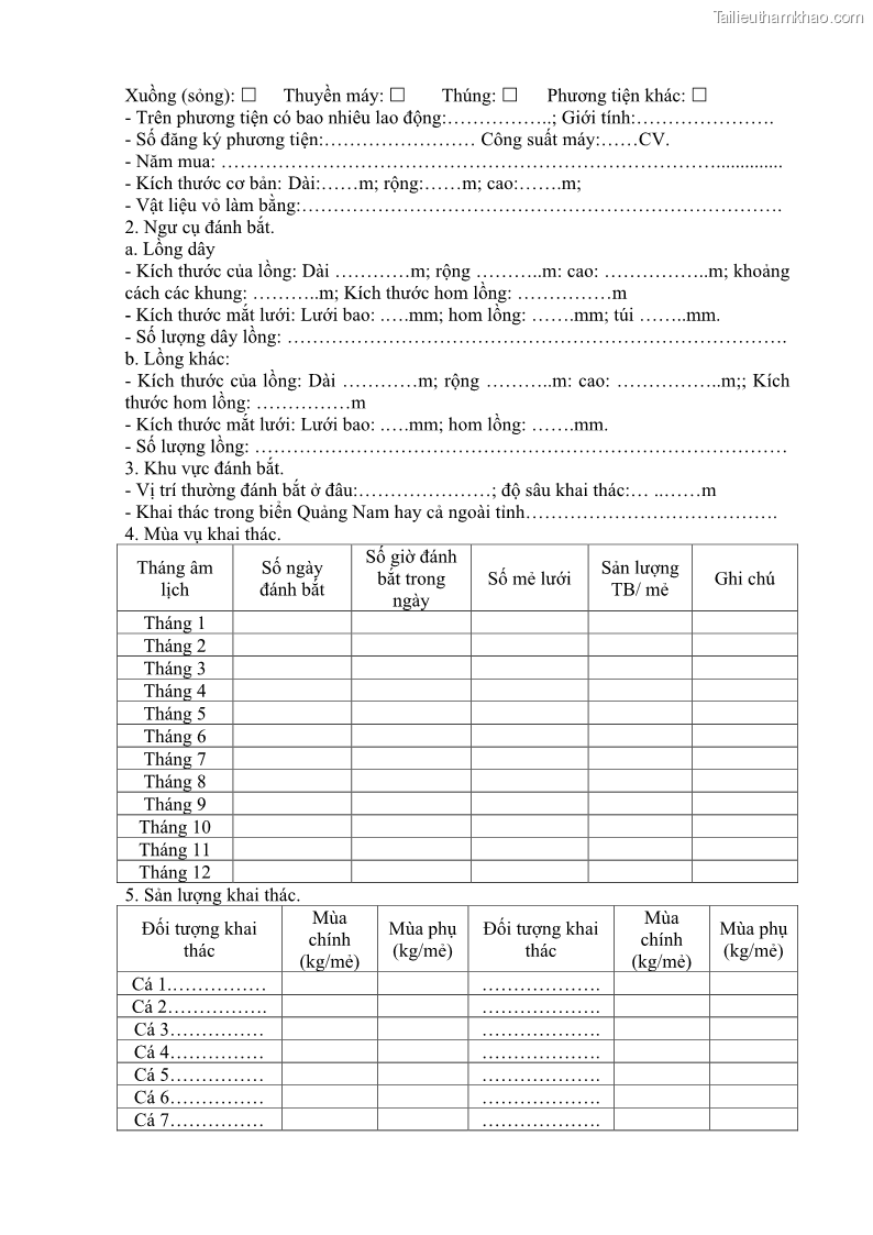 Luận án tiến sĩ khai thác thủy sản Nâng cao hiệu quả khai thác và bảo vệ nguồn lợi thủy sản tại vùng biển ven bờ tỉnh Quảng Nam - 16 Trang 184