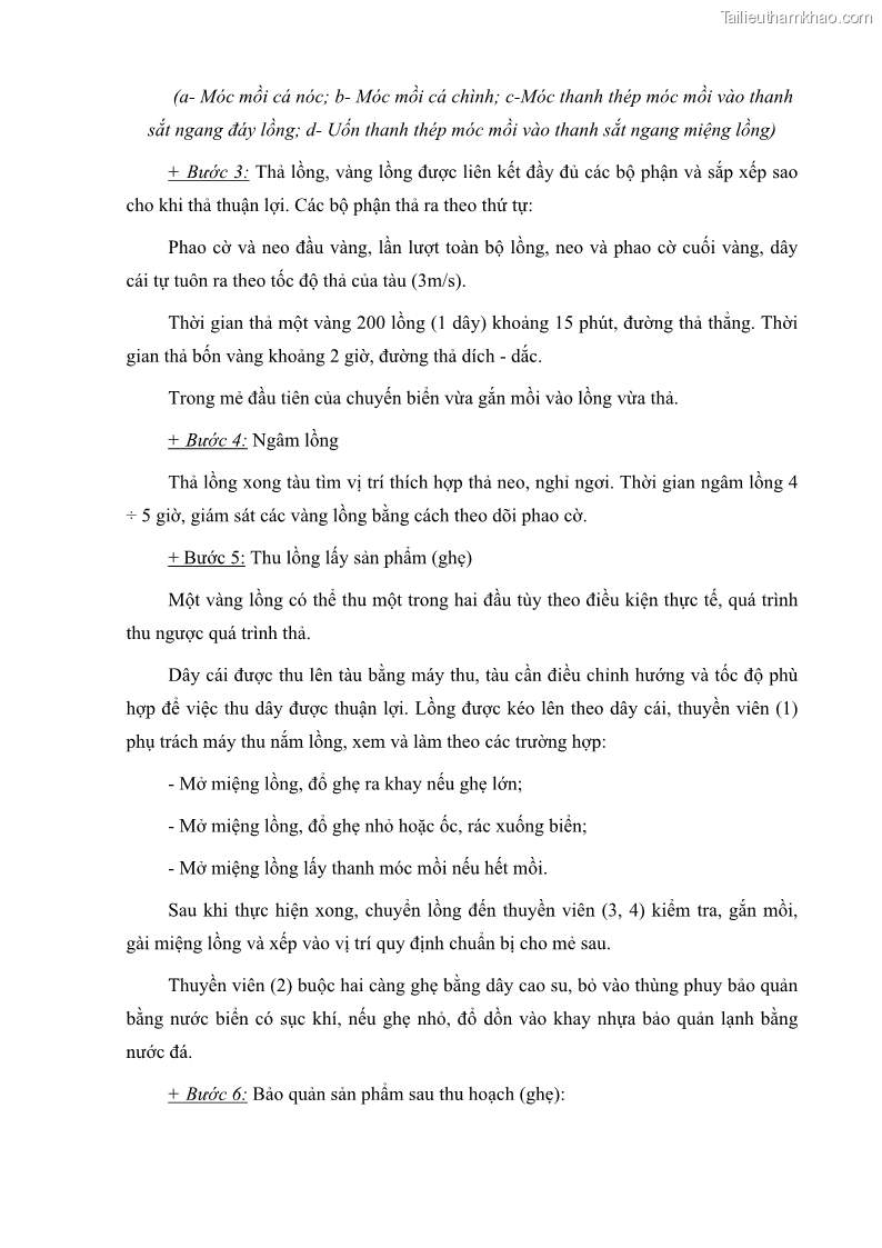 Luận án tiến sĩ khai thác thủy sản Nâng cao hiệu quả khai thác và bảo vệ nguồn lợi thủy sản tại vùng biển ven bờ tỉnh Quảng Nam - 22 Trang 254