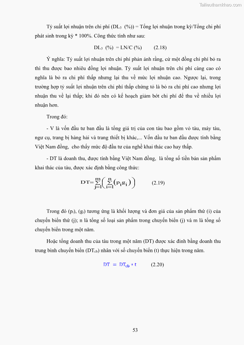 Luận án tiến sĩ khai thác thủy sản Nâng cao hiệu quả khai thác và bảo vệ nguồn lợi thủy sản tại vùng biển ven bờ tỉnh Quảng Nam - 6 Trang 69