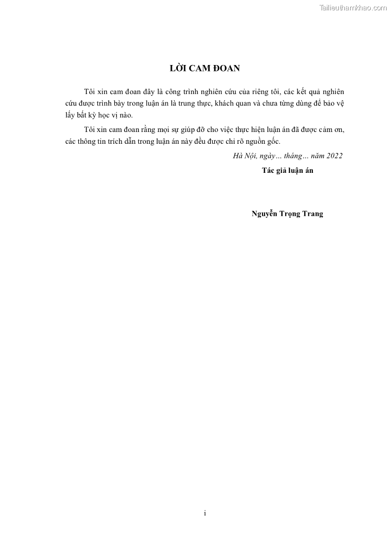 Luận án tiến sĩ khoa học cây trồng Nghiên cứu hiện trạng và cải tiến hệ thống cây trồng trên vùng đất ven biển tỉnh Thanh Hóa - 1 Trang 3