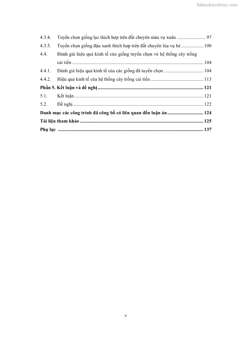 Luận án tiến sĩ khoa học cây trồng Nghiên cứu hiện trạng và cải tiến hệ thống cây trồng trên vùng đất ven biển tỉnh Thanh Hóa - 1 Trang 7