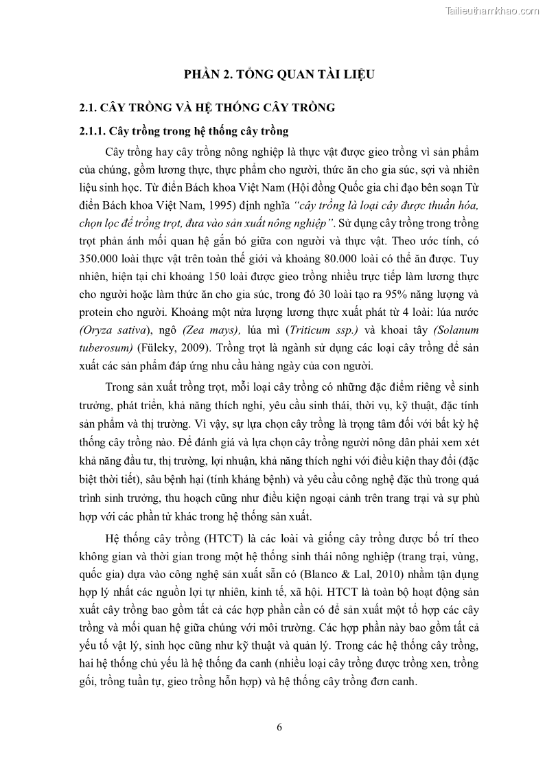 Luận án tiến sĩ khoa học cây trồng Nghiên cứu hiện trạng và cải tiến hệ thống cây trồng trên vùng đất ven biển tỉnh Thanh Hóa - 2 Trang 22