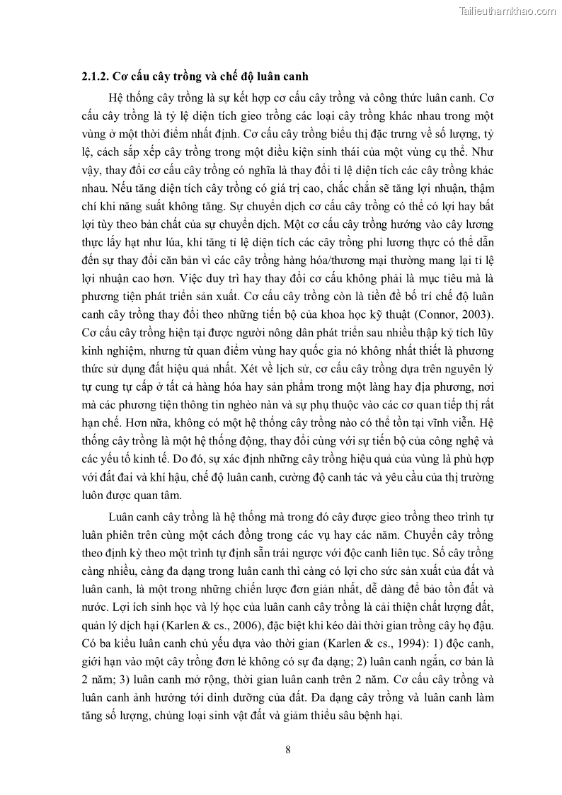 Luận án tiến sĩ khoa học cây trồng Nghiên cứu hiện trạng và cải tiến hệ thống cây trồng trên vùng đất ven biển tỉnh Thanh Hóa - 2 Trang 24