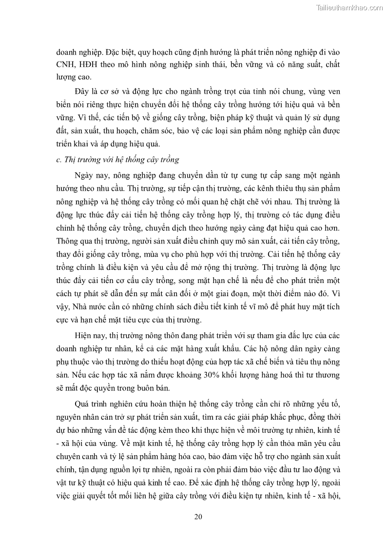 Luận án tiến sĩ khoa học cây trồng Nghiên cứu hiện trạng và cải tiến hệ thống cây trồng trên vùng đất ven biển tỉnh Thanh Hóa - 3 Trang 36