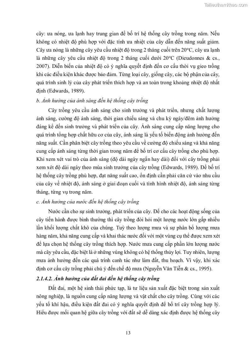 Luận án tiến sĩ khoa học cây trồng Nghiên cứu hiện trạng và cải tiến hệ thống cây trồng trên vùng đất ven biển tỉnh Thanh Hóa - 3 Trang 29