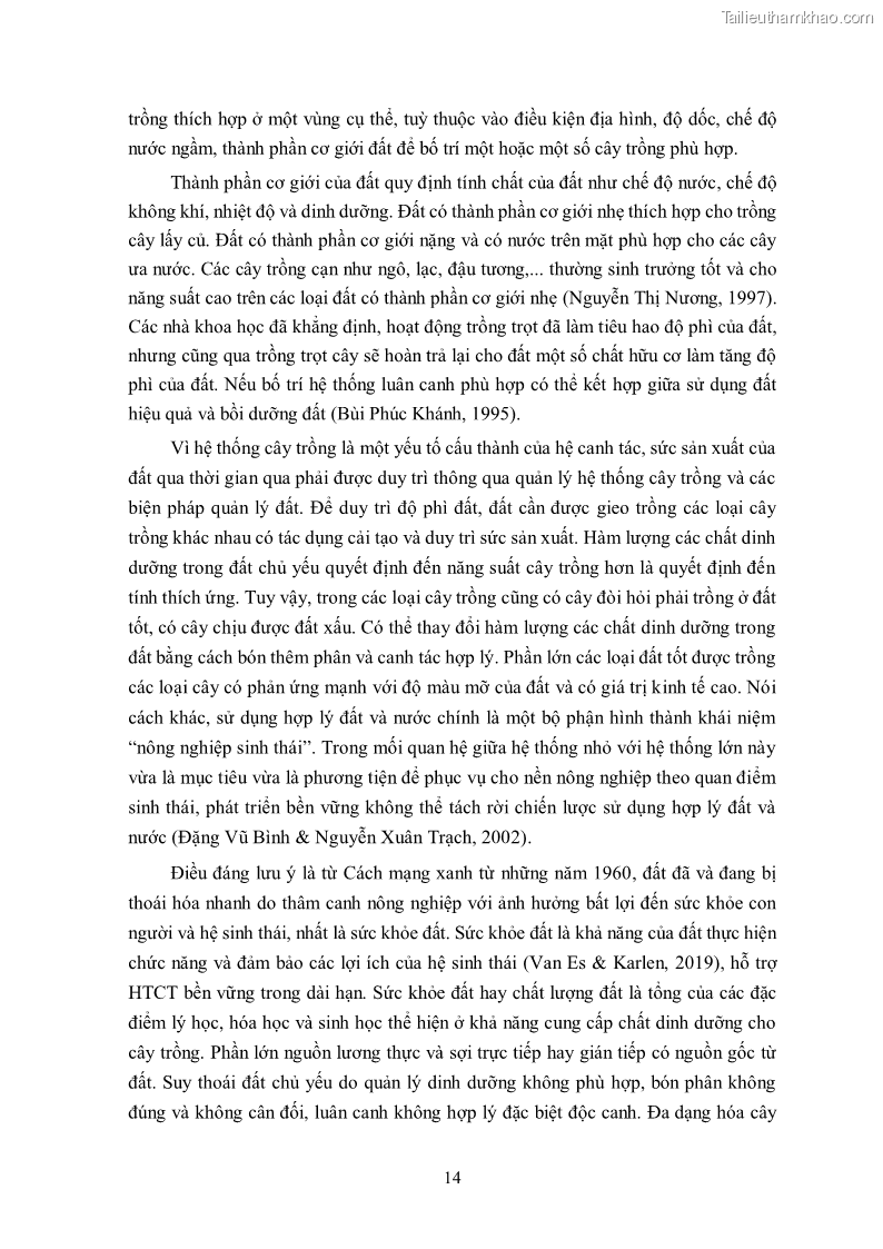 Luận án tiến sĩ khoa học cây trồng Nghiên cứu hiện trạng và cải tiến hệ thống cây trồng trên vùng đất ven biển tỉnh Thanh Hóa - 3 Trang 30