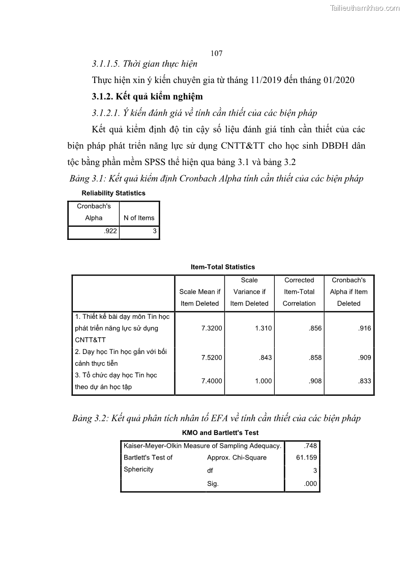 Luận án tiến sĩ khoa học giáo dục Phát triển năng lực sử dụng công nghệ thông tin và truyền thông trong dạy học Tin học cho học sinh dự bị Đại học Dân tộc - 10 Trang 119