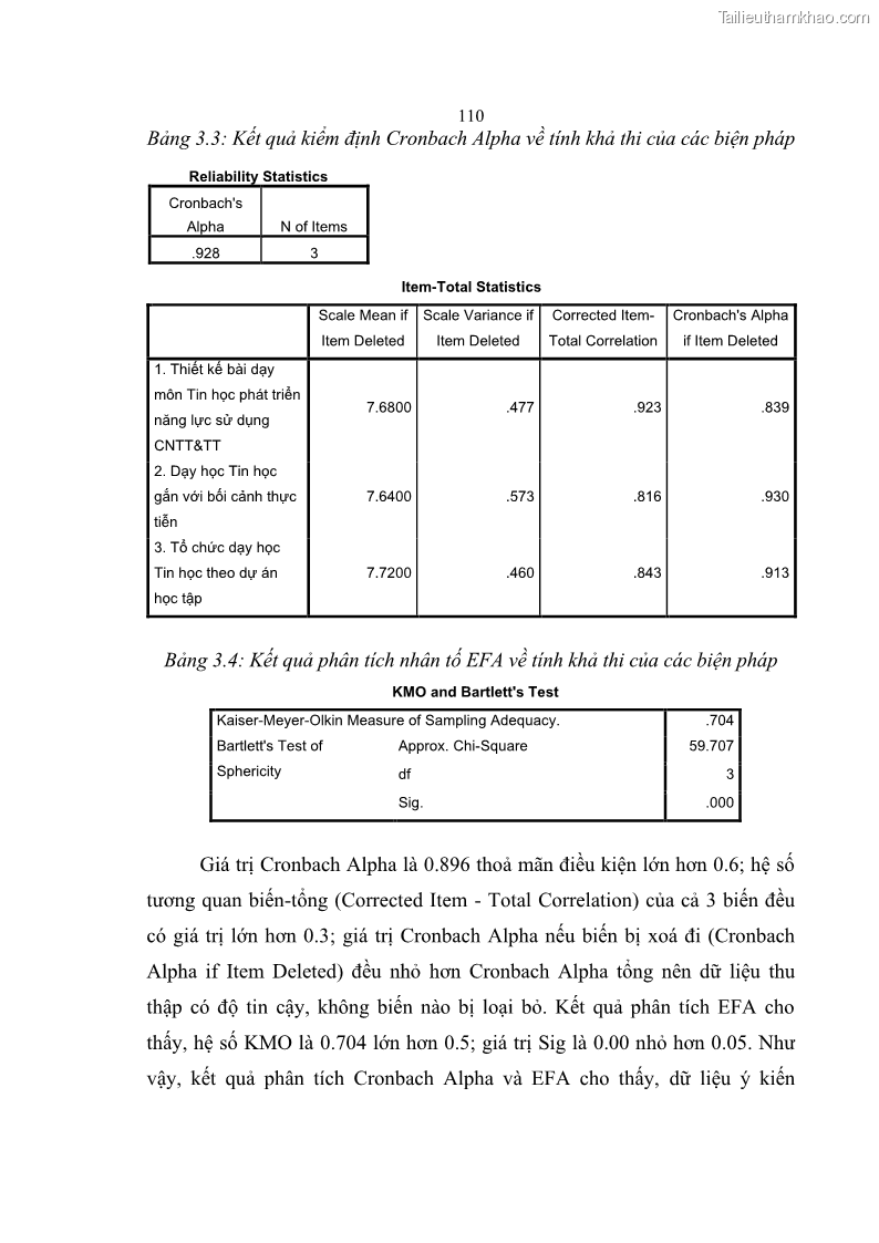 Luận án tiến sĩ khoa học giáo dục Phát triển năng lực sử dụng công nghệ thông tin và truyền thông trong dạy học Tin học cho học sinh dự bị Đại học Dân tộc - 11 Trang 122