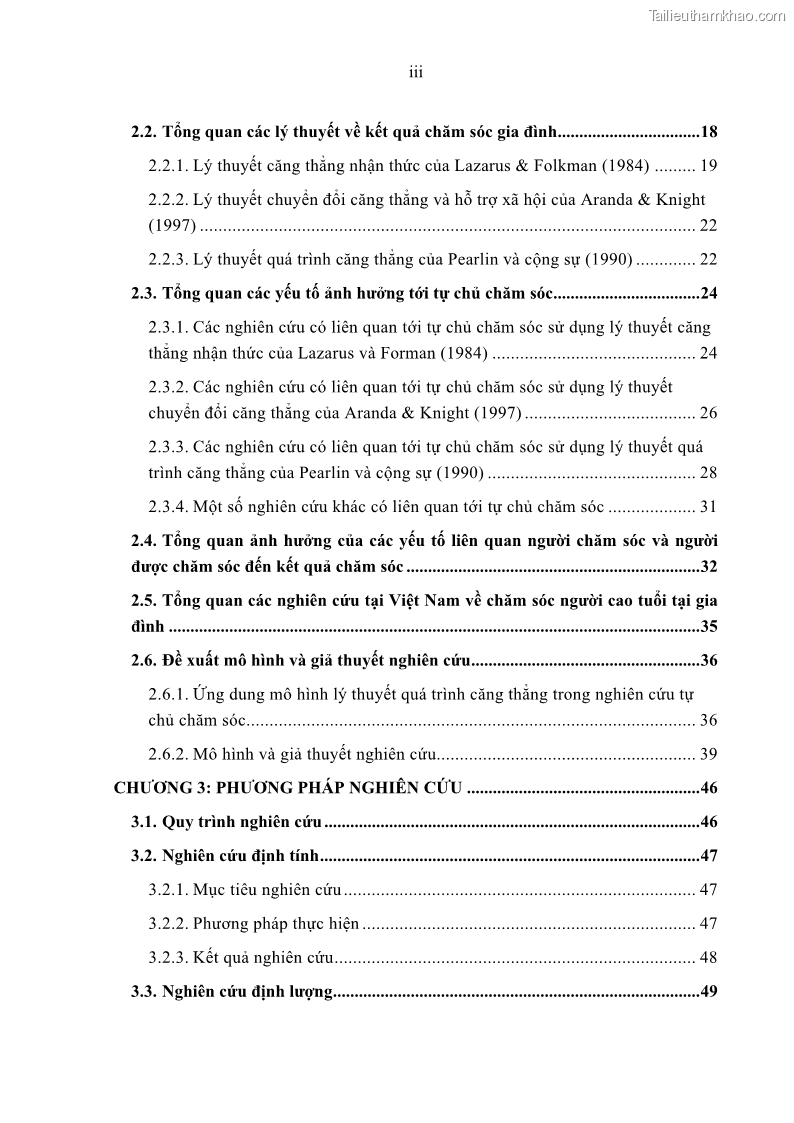 Luận án tiến sĩ kinh tế Ảnh hưởng của giá trị gia đình và hỗ trợ xã hội tới tự chủ chăm sóc người cao tuổi tại gia đình - 1 Trang 5