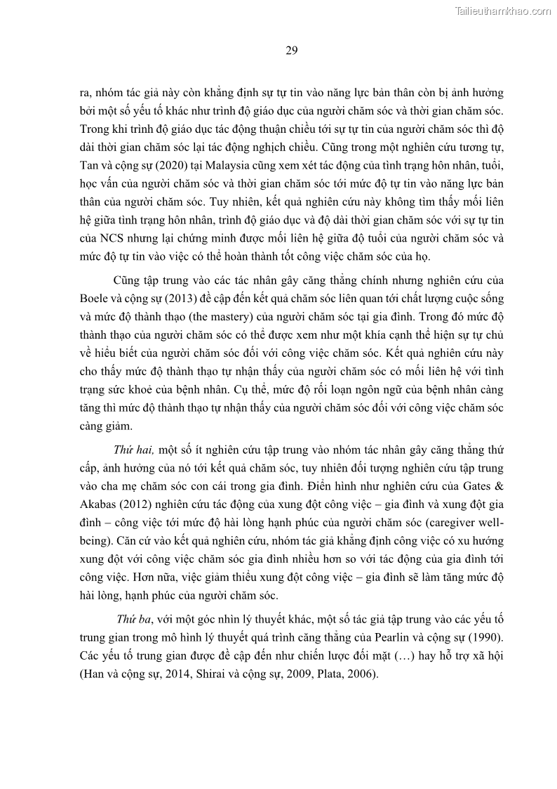 Luận án tiến sĩ kinh tế Ảnh hưởng của giá trị gia đình và hỗ trợ xã hội tới tự chủ chăm sóc người cao tuổi tại gia đình - 4 Trang 39