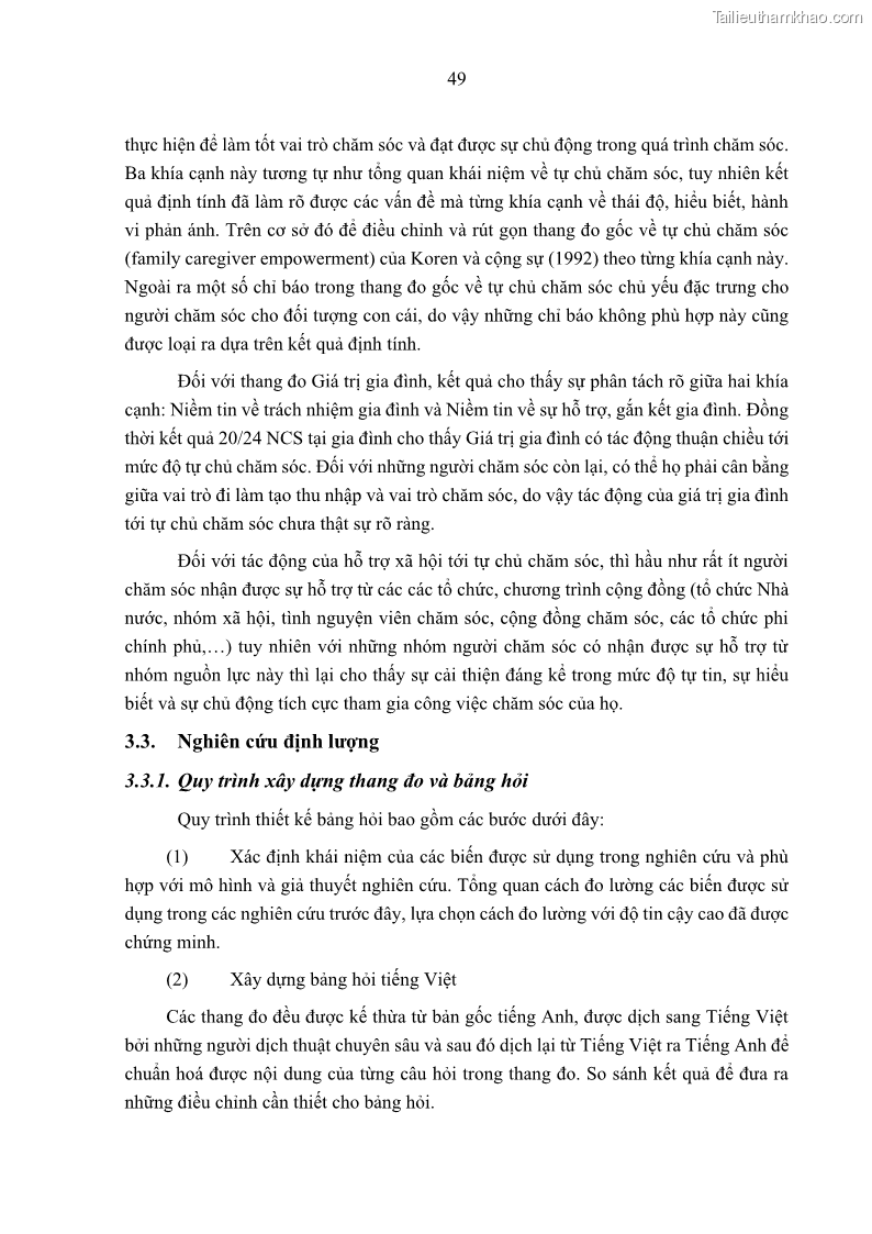 Luận án tiến sĩ kinh tế Ảnh hưởng của giá trị gia đình và hỗ trợ xã hội tới tự chủ chăm sóc người cao tuổi tại gia đình - 5 Trang 59