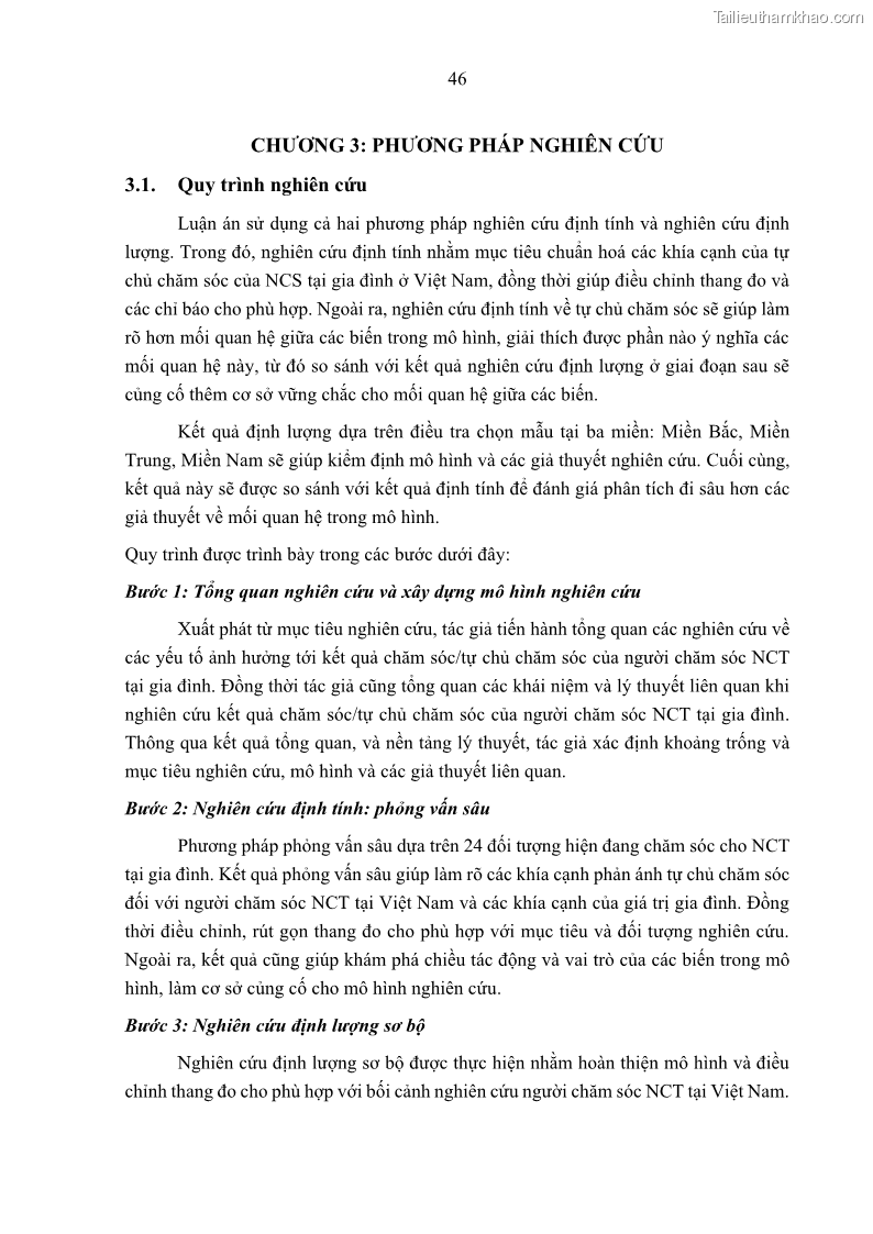 Luận án tiến sĩ kinh tế Ảnh hưởng của giá trị gia đình và hỗ trợ xã hội tới tự chủ chăm sóc người cao tuổi tại gia đình - 5 Trang 56