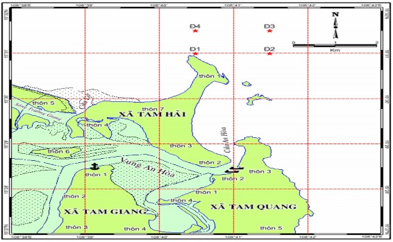 Hình 3 7 Tọa độ của khu vực thả rạn nhân tạo 3 4 3 5 Thiết lập sơ đồ 2
