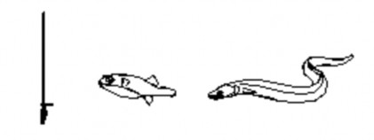 a b c Hình 6 Mồi và thanh thép móc mồi a Thanh thép móc mồi b Mồi cá nóc c 6