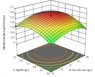 a b c Hình 3 24 Mặt đáp ứng giữa các yếu tố a Mặt đáp ứng tương 3