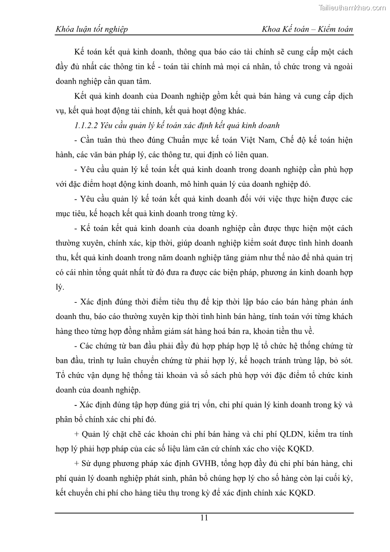 Khóa luận tốt nghiệp kế toán kiểm toán Kế toán kết quả kinh doanh tại Công ty TNHH phân phối Đông Dương - 2 Trang 16