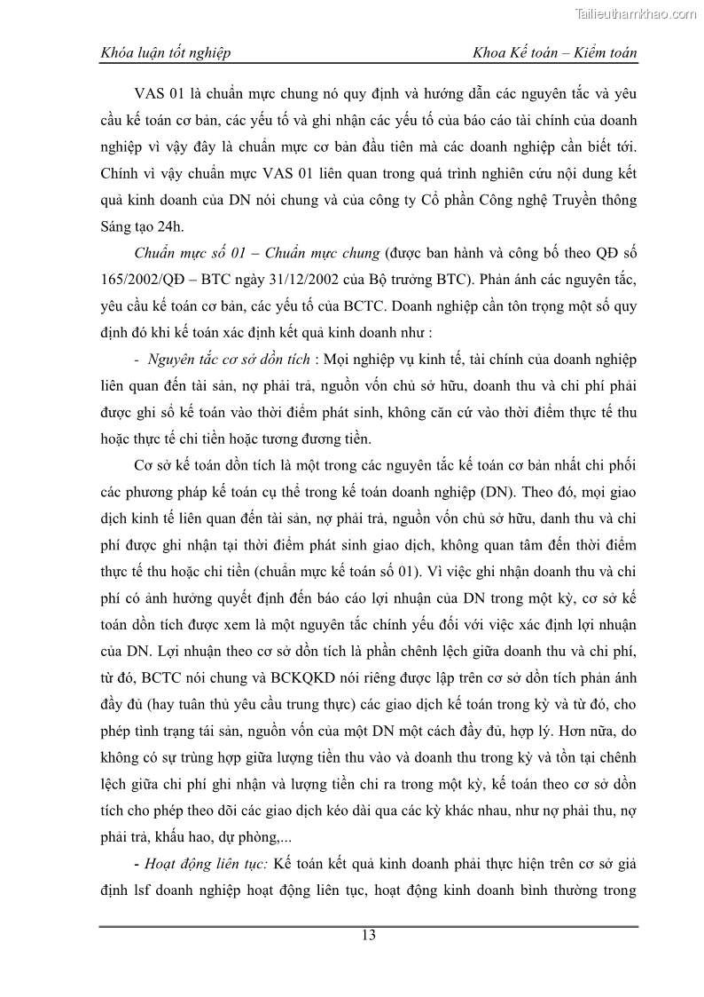 Khóa luận tốt nghiệp kế toán kiểm toán Kế toán kết quả kinh doanh tại Công ty TNHH phân phối Đông Dương - 2 Trang 18