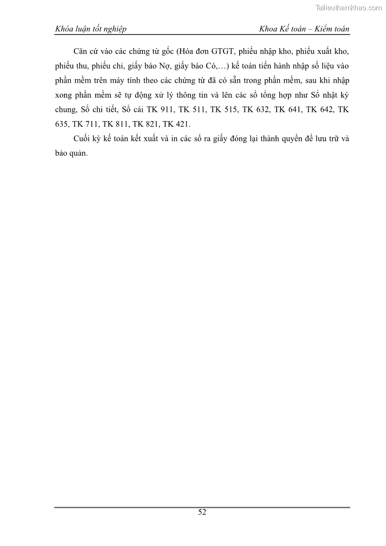 Khóa luận tốt nghiệp kế toán kiểm toán Kế toán kết quả kinh doanh tại Công ty TNHH phân phối Đông Dương - 5 Trang 57