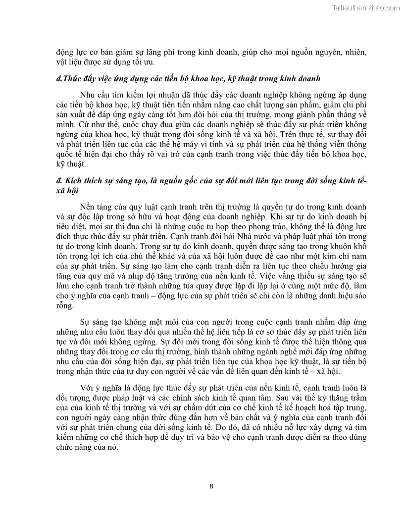 Khóa luận tốt nghiệp luật kinh doanh Pháp luật về chống cạnh tranh không lành mạnh - 2 Trang 13