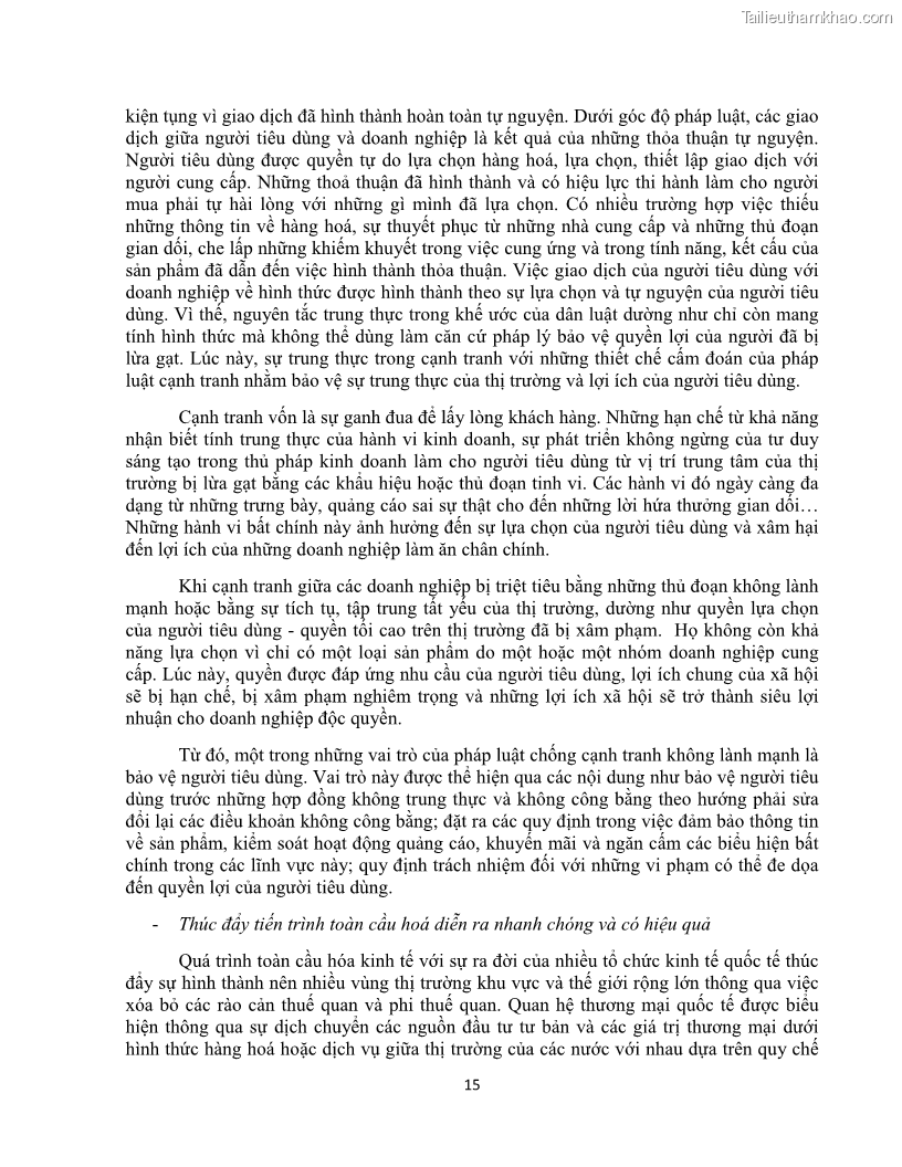 Khóa luận tốt nghiệp luật kinh doanh Pháp luật về chống cạnh tranh không lành mạnh - 2 Trang 20