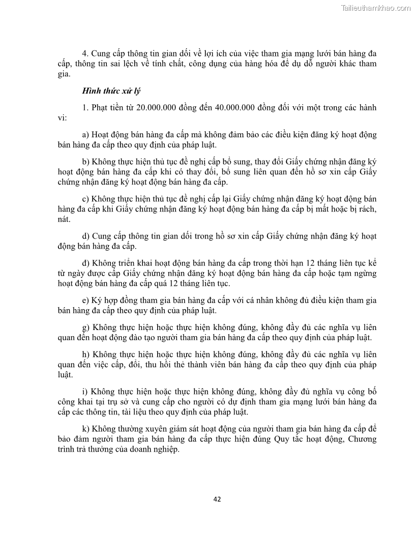 Khóa luận tốt nghiệp luật kinh doanh Pháp luật về chống cạnh tranh không lành mạnh - 4 Trang 47