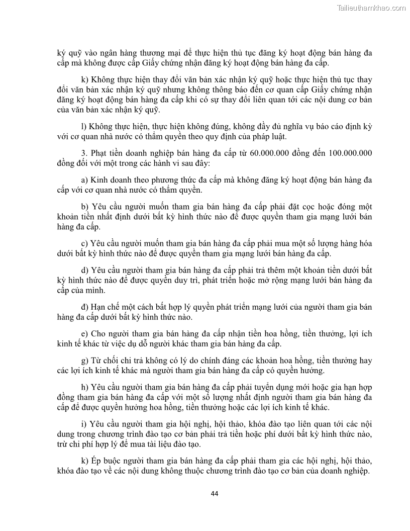 Khóa luận tốt nghiệp luật kinh doanh Pháp luật về chống cạnh tranh không lành mạnh - 5 Trang 49