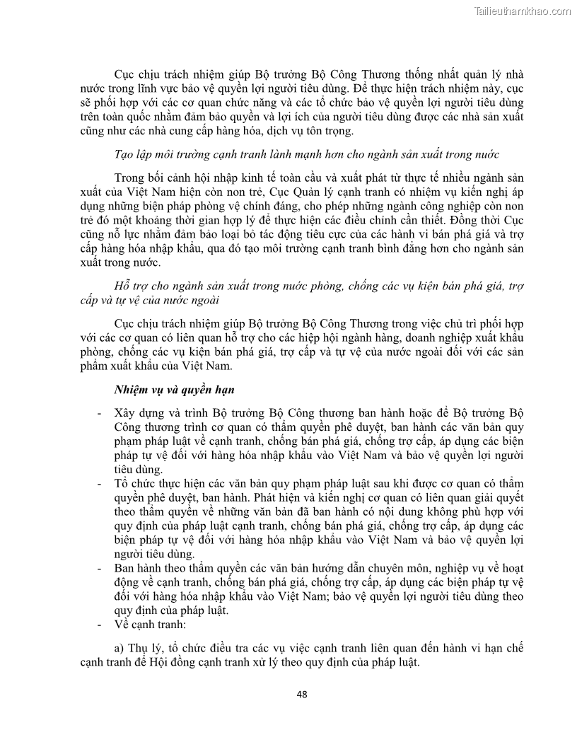 Khóa luận tốt nghiệp luật kinh doanh Pháp luật về chống cạnh tranh không lành mạnh - 5 Trang 53