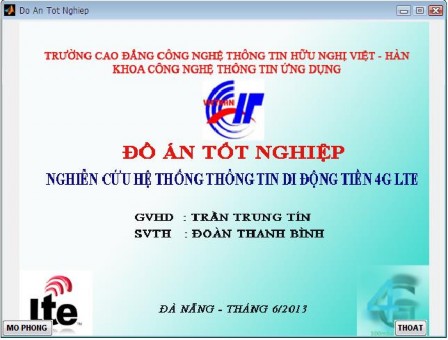 Trong giao diện này có thể lựa chọn hai vấn đề để mô phỏng 1 Hệ thống 6
