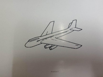 GV chỉ tranh hình dưới trong vòng 5 giây nếu trẻ phát âm đúng máy bay thì 1