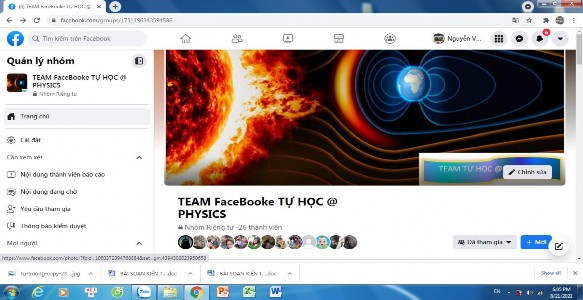 Hình 3 2 Giao diện trang MXH Facebook hỗ trợ dạy học Học sinh Là những người 1