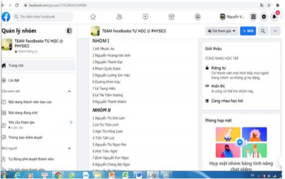Hình PL1 Danh sách các thành viên trong nhóm 1 2 Hình PL2 Danh sách các thành viên 5
