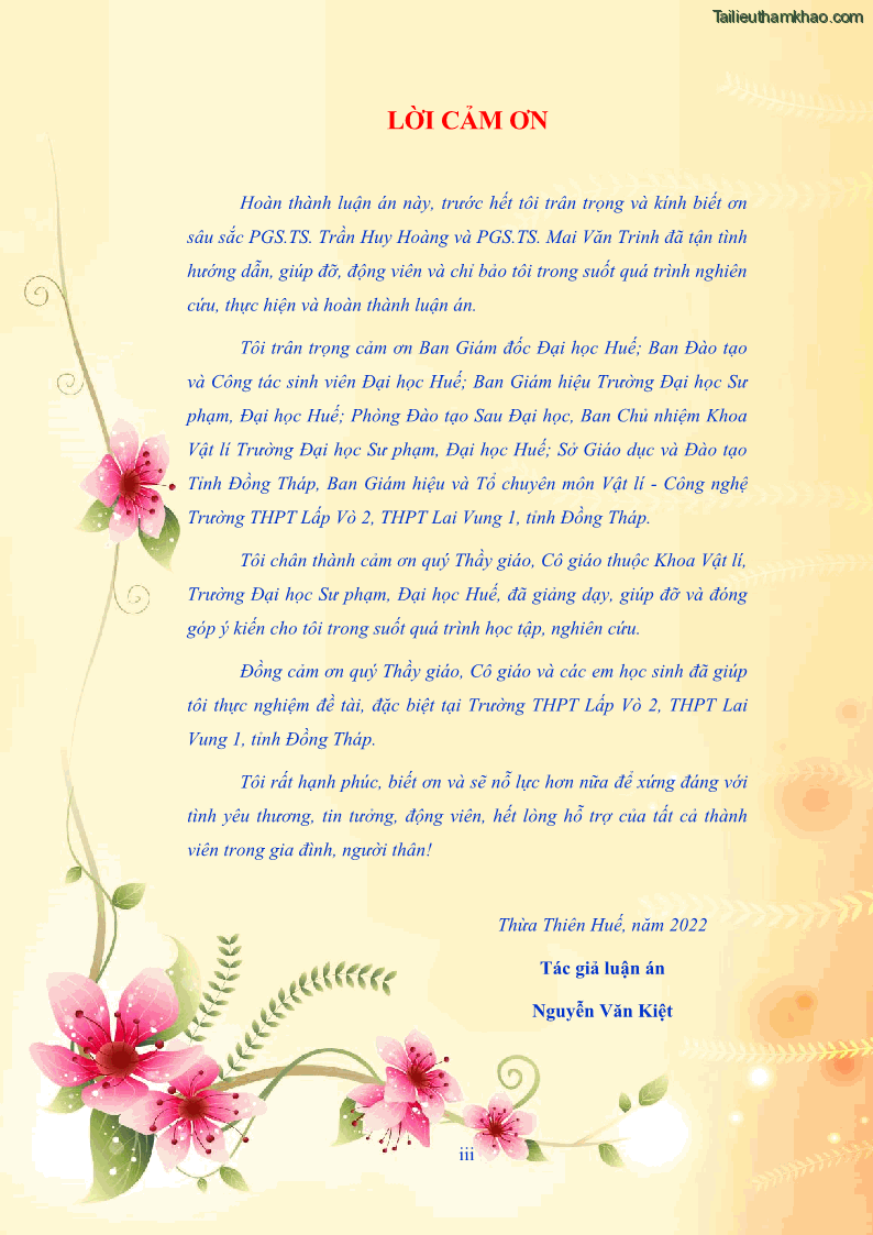 Luận án tiến sĩ Bồi dưỡng năng lực tự học của học sinh trong dạy học một số kiến thức Cơ học và Điện từ học Vật lí THPT với sự hỗ trợ của mạng xã hội Facebook - 1 Trang 4