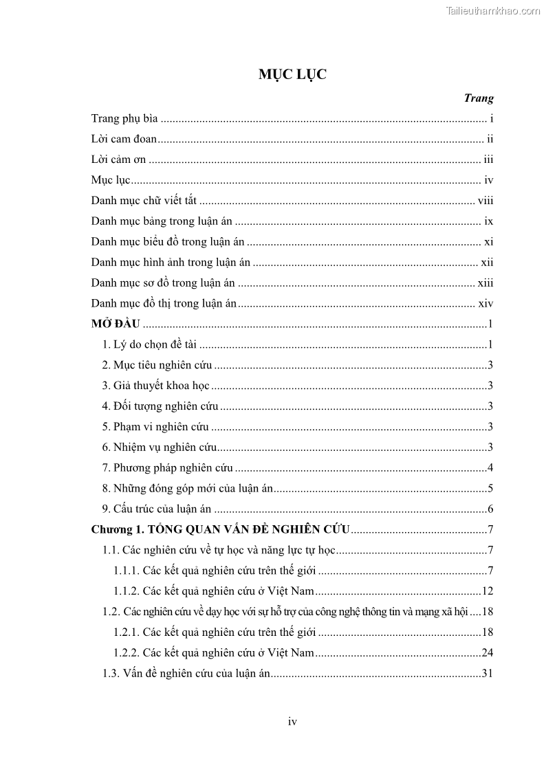 Luận án tiến sĩ Bồi dưỡng năng lực tự học của học sinh trong dạy học một số kiến thức Cơ học và Điện từ học Vật lí THPT với sự hỗ trợ của mạng xã hội Facebook - 1 Trang 5