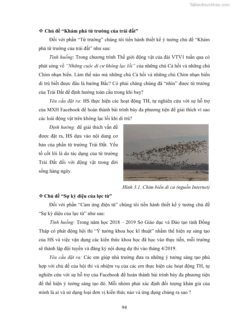 Luận án tiến sĩ Bồi dưỡng năng lực tự học của học sinh trong dạy học một số kiến thức Cơ học và Điện từ học Vật lí THPT với sự hỗ trợ của mạng xã hội Facebook - 10 Trang 109