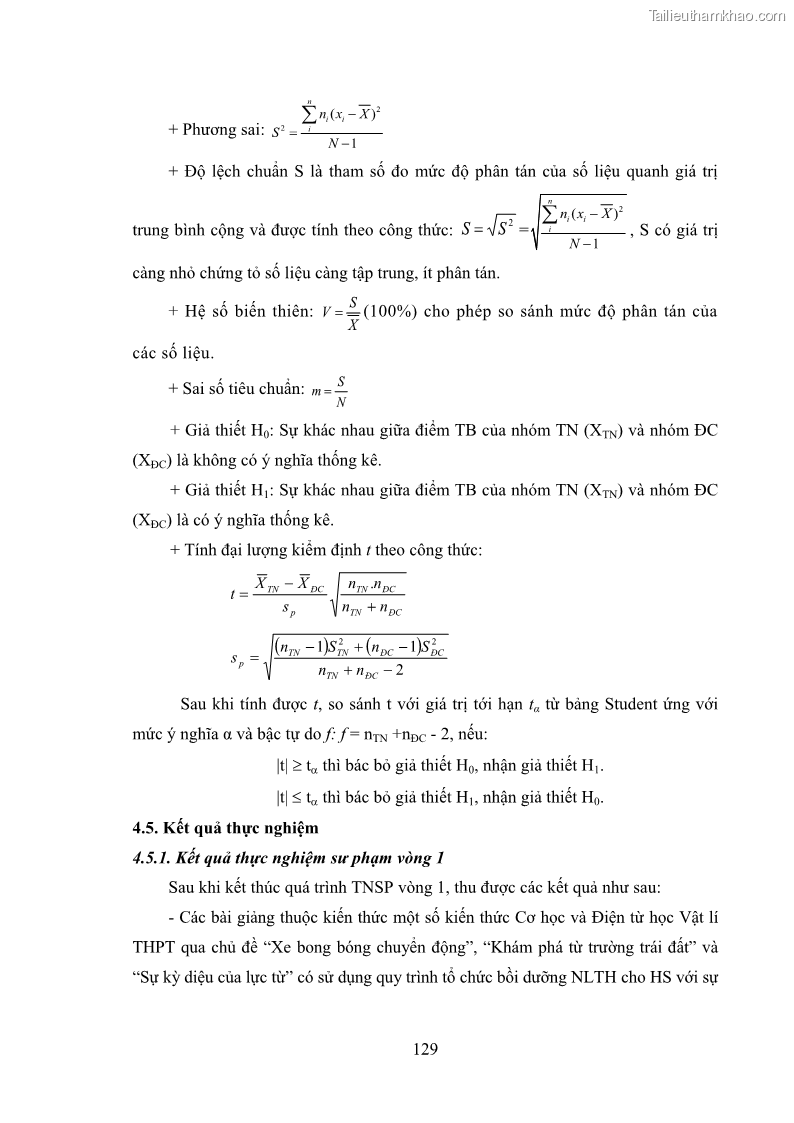 Luận án tiến sĩ Bồi dưỡng năng lực tự học của học sinh trong dạy học một số kiến thức Cơ học và Điện từ học Vật lí THPT với sự hỗ trợ của mạng xã hội Facebook - 12 Trang 144