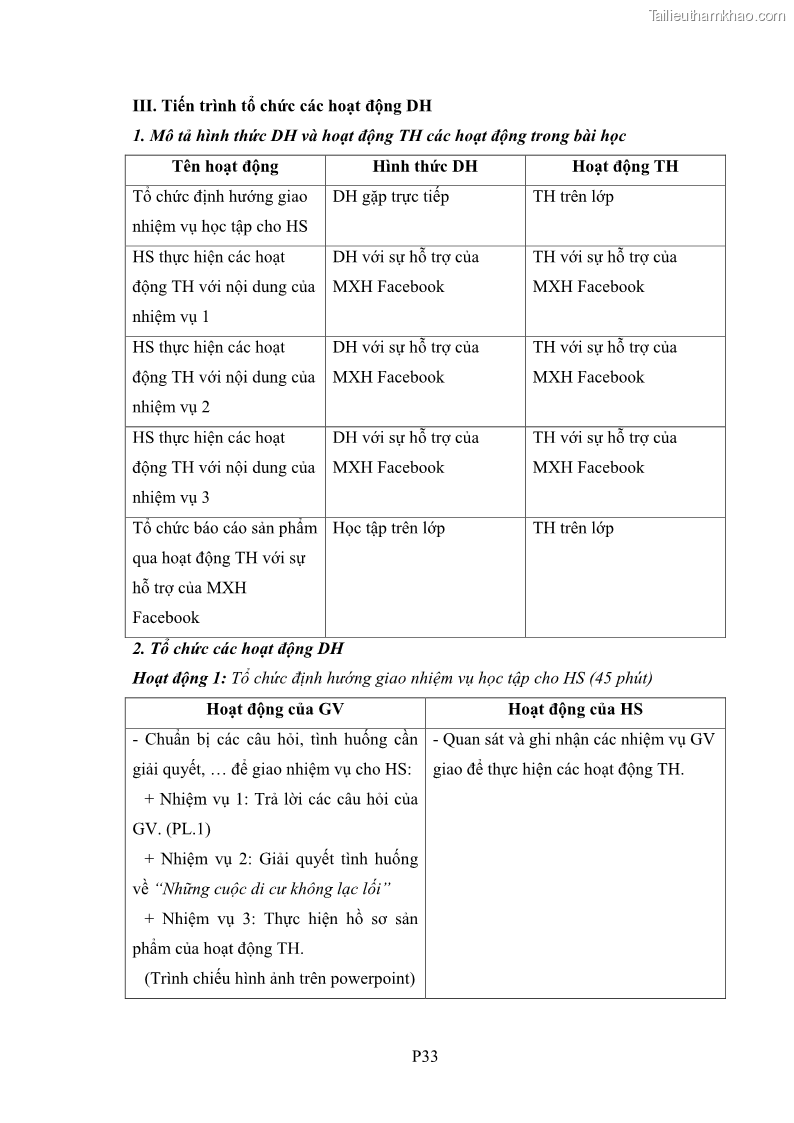 Luận án tiến sĩ Bồi dưỡng năng lực tự học của học sinh trong dạy học một số kiến thức Cơ học và Điện từ học Vật lí THPT với sự hỗ trợ của mạng xã hội Facebook - 18 Trang 209