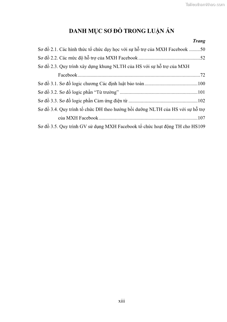 Luận án tiến sĩ Bồi dưỡng năng lực tự học của học sinh trong dạy học một số kiến thức Cơ học và Điện từ học Vật lí THPT với sự hỗ trợ của mạng xã hội Facebook - 2 Trang 14