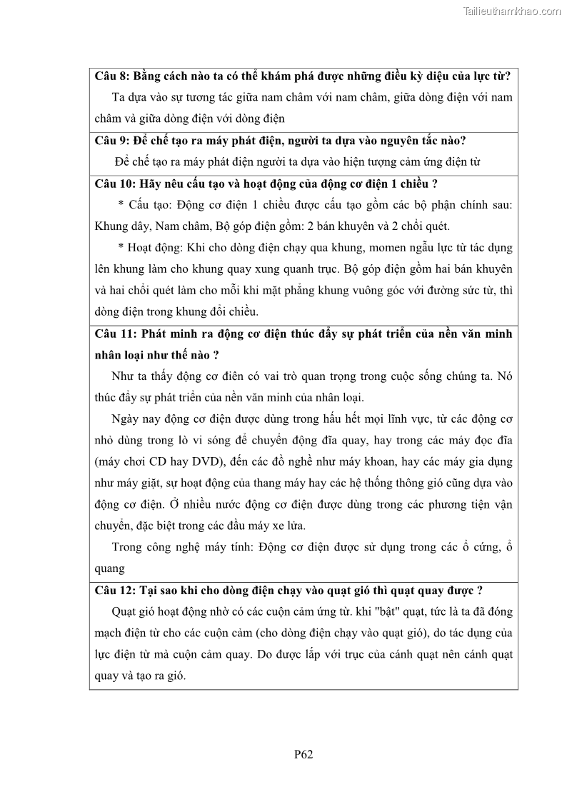 Luận án tiến sĩ Bồi dưỡng năng lực tự học của học sinh trong dạy học một số kiến thức Cơ học và Điện từ học Vật lí THPT với sự hỗ trợ của mạng xã hội Facebook - 20 Trang 238